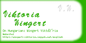 viktoria wingert business card